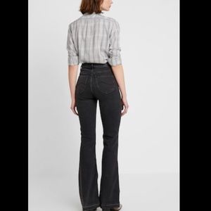 Lee Breese flared black jeans